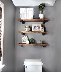 You'll find many different styles with a variety of hanging systems, and installing them is a fairly simple diy project. Shelves Above Toilet Ideas On Foter