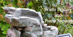 Water Feature And Pump Support Useful