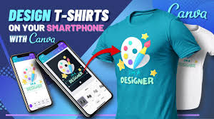 canva mobile app create t shirt