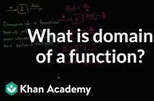 Image result for What is the domain of a function?