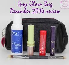 ipsy glam bag december 2016 review