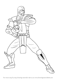 Choose and print sub zero coloring pages for free in excellent quality. How To Draw Sub Zero From Mortal Kombat Drawingtutorials101 Com Drawing Superheroes Mortal Kombat Art Mortal Kombat