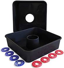 Handy paint pail's washer tournament comes at a great that's it! Amazon Com Driveway Games All Weather Washoos Washer Toss Game Set 8 Pitching Rings Toss Targets Sports Outdoors