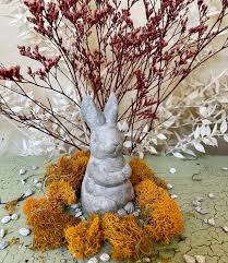 Bunny Garden Statue Concrete Rabbit
