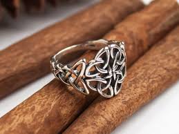 celtic knot crown ring viking pagan