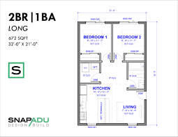 adu floorplan 2 bedroom plan under