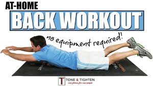 at home back workout no equipment