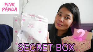 pink panda secret box unboxing you