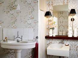 46 bathroom wallpaper design ideas on