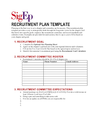 Ensure that your strategic plan is a smart action plan. 30 Best Recruitment Plan Templates Examples Templatearchive