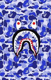 The official website of bape ®. Bape Shark Blue Wallpaper In 2020 Bape Wallpapers Bape Shark Wallpaper