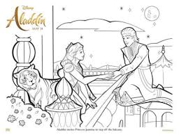 These alphabet coloring sheets will help little ones identify uppercase and lowercase versions of each letter. Free Printable Aladdin 2019 Coloring Pages
