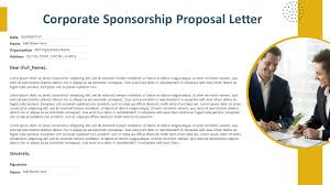 corporate sponsorship proposal letter