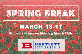 reminder spring break is march 13 17