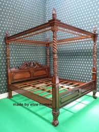 Super King Size Four Poster Mahogany