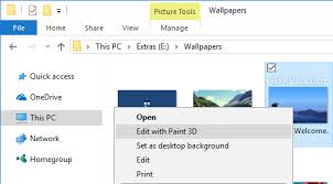 Windows 10 Tip Remove Edit With Paint