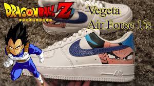Each and every pair takes 10+ hours to make and is given inordinate attention with a lot of love. Complete Custom Dragon Ball Z Vegeta Air Force 1 S Dbz Collection Youtube
