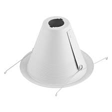 White Baffle Cone Trim For 6 Inch Recessed Cans T613w Wh Destination Lighting