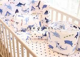 baby shark crib bedding set pth