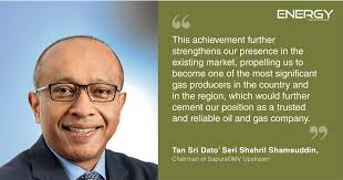 Tan sri shahril shamsuddin, one of the region's leading. Sapuraomv Brings On Stream Bakong 1st Production From Sk408 Gas Fields