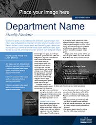 Department Newsletter Templates