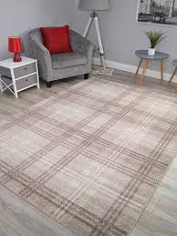 modern soft tartan rugs highland check