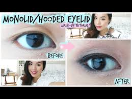 hooded eyelid makeup tutorial