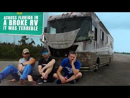 driving the free abandoned rv across