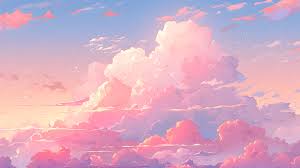 aesthetic pastel clouds desktop