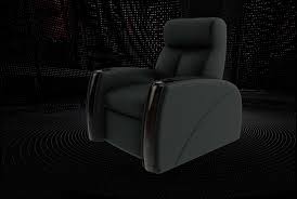 leather black home theater chairs