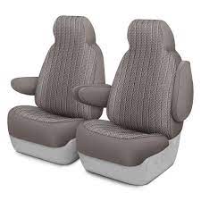 1st Row Silver Custom Seat Covers