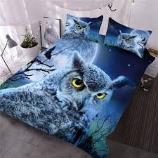 pet owl bedding set