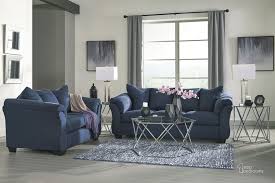 Darcy Blue Living Room Set By Ashley