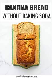 banana bread without baking soda the