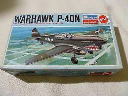 Warhawk P 4on Ww Ii Fighter Model Mattel Monogram 1 72 Scale 1967 For Sale Online Ebay