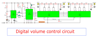 Check that volume control is turned up. Digital Volume Control Circuit Eleccircuit Com