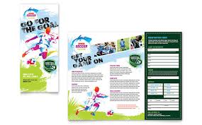 Youth Soccer Flyer Template Design