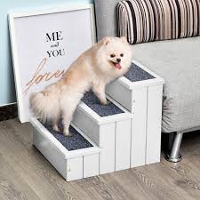 pawhut pet steps 3 step dog stairs for