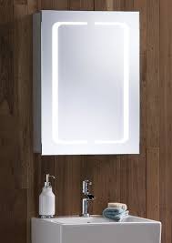 Led Illuminated Bathroom Mirror Cabinet With Demister Heat