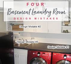 Four Basement Laundry Room Design