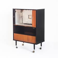 Vintage Hi Fi Cabinet With Sliding Door