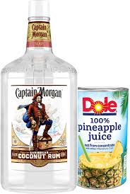 captain morgan coconut rum dole