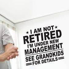 Grandkids Wall Decal Retirement