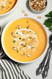 vegan ernut squash soup roasted