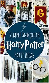 simple harry potter party ideas one