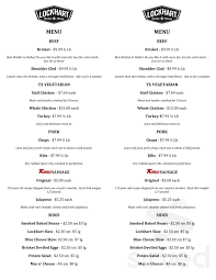 lockhart smokehouse bbq menu in dallas