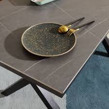sintered stone tables outdoors