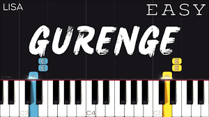 lisa gurenge easy piano tutorial