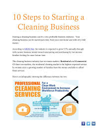 Download Pdf How To Start A Cleaning Business