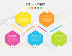 Design Business Template 5 Steps Infographic Chart Element